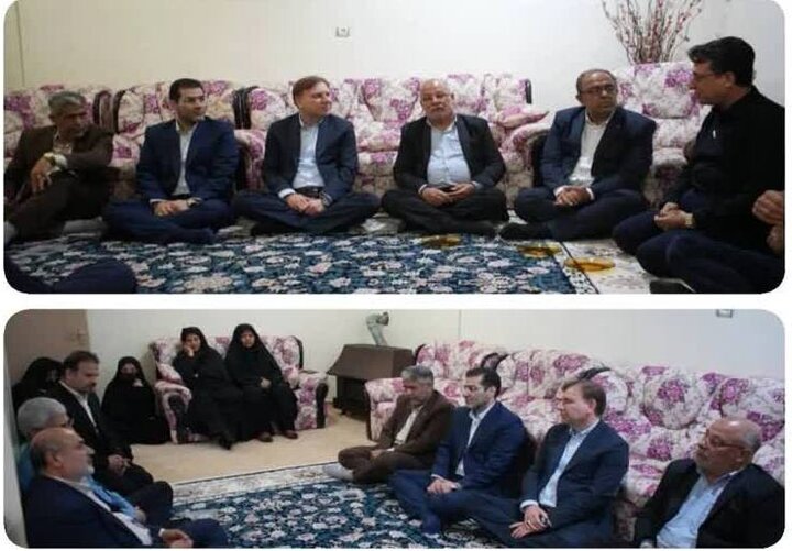 برپایی باشکوه مراسم تشییع شهید «جوهر زاده» در بوشهر