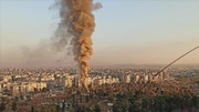 Huge explosions rock Syria's Aleppo