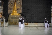 Kabe, Hac için hazırlık olarak ihrama girdi