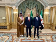 ترامپ و جۆلانی لە عەرەبستان دیداریان کرد