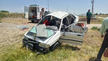 واژگونی در محور فاروج به قوچان یک فوتی و ۴ مصدوم بر جا گذاشت