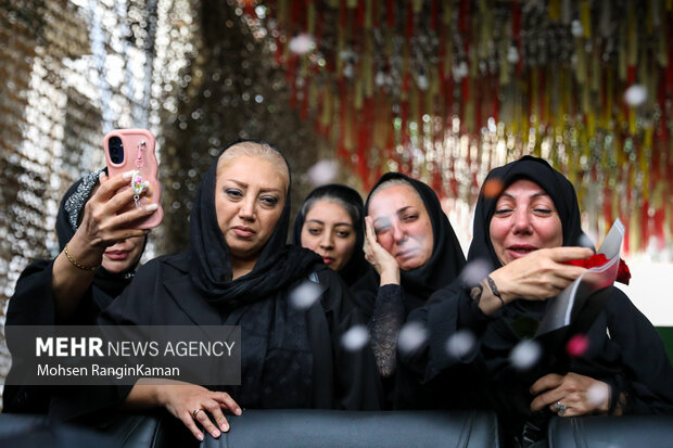 مراسم وداع با پیکر مطهر شهید تازه تفحص شده «داود علی ذکائی»