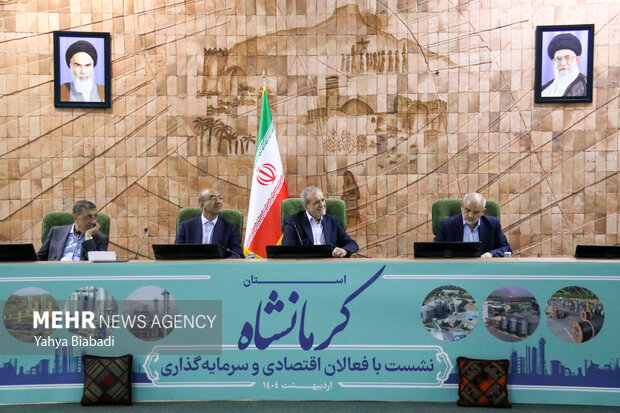 روز دوم سفر رئیس‌جمهور به کرمانشاه