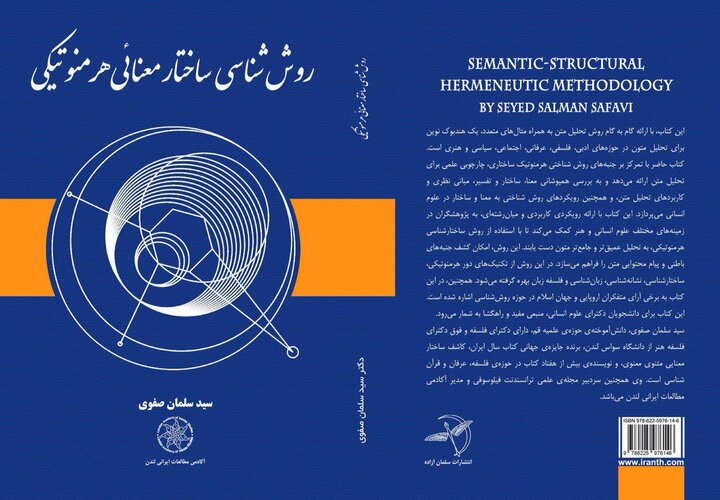 روش شناسی ساختار معنایی هرمنوتیکی اثر سید سلمان صفوی منتشر شد