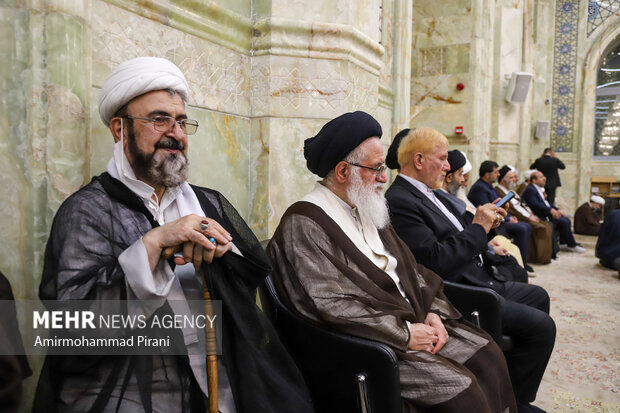 سالگرد آیت الله بهجت در مسجد اعظم قم