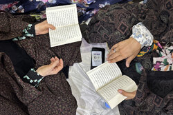 مراسم دعای کمیل زائران ایرانی در مدینه منوره