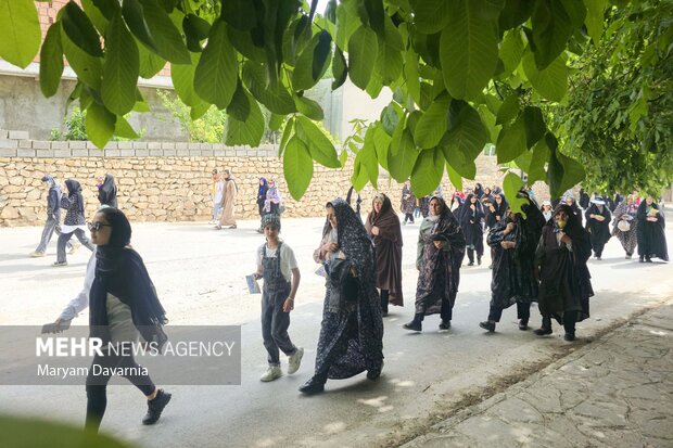 همایش پیاده روی خانوادگی روستای ارکان بجنورد