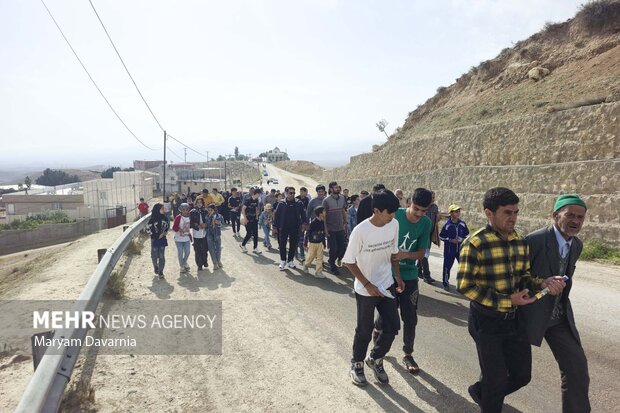 همایش پیاده روی خانوادگی روستای ارکان بجنورد