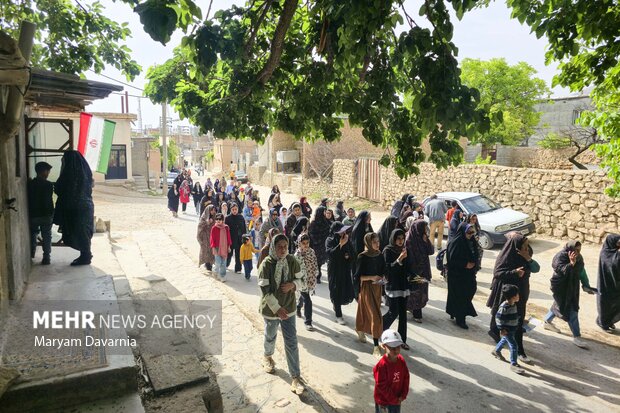 همایش پیاده روی خانوادگی روستای ارکان بجنورد