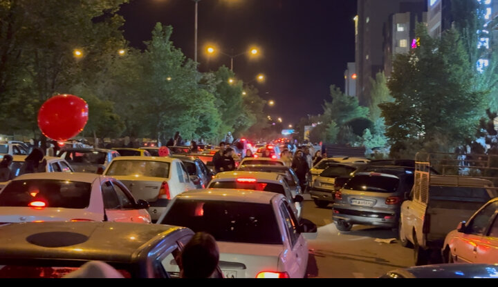 ترافیک سنگین در خیابان‌های تبریز پس از جشن قهرمانی تراکتور