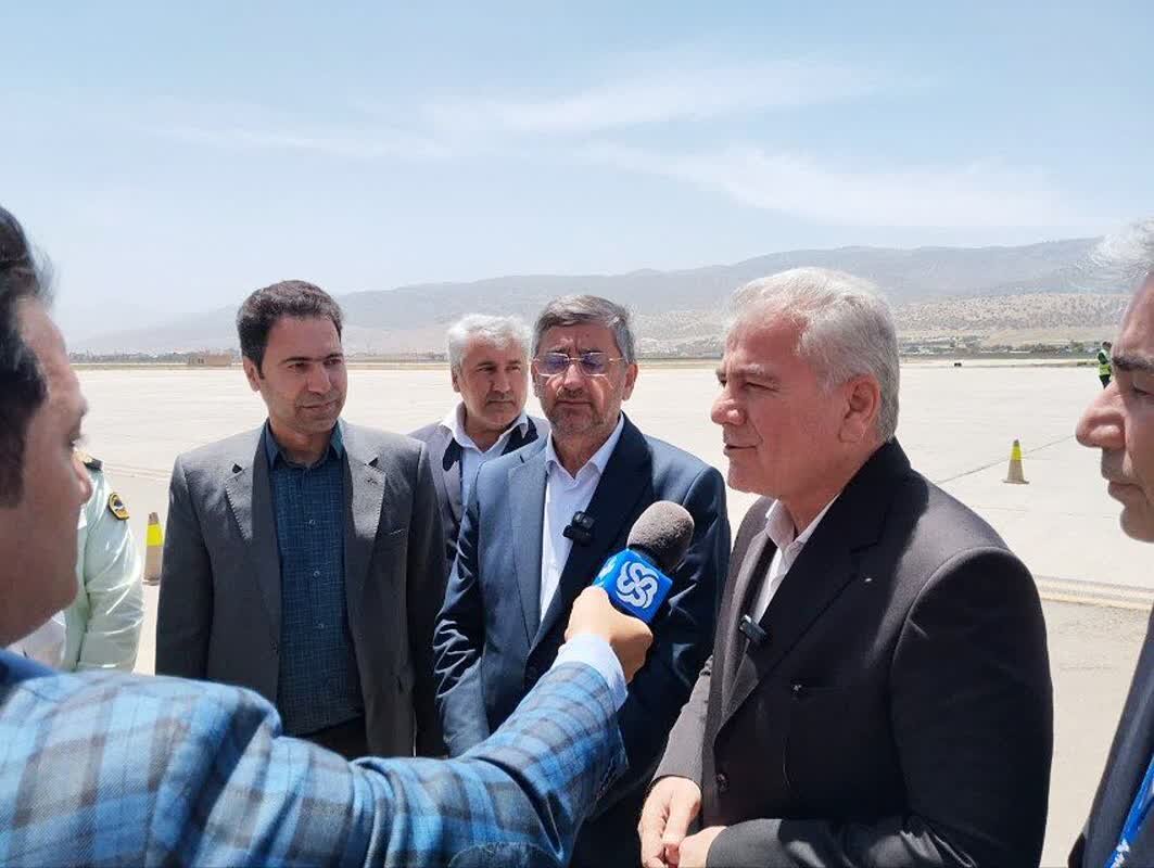 لرستان،فرودگاه،حج،استاندار،پرواز
