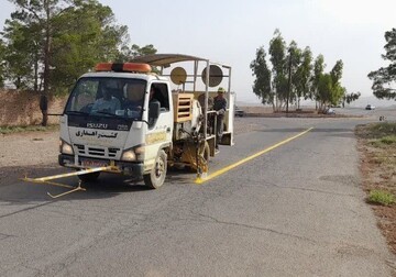 عملیات راهداری در ۴۰ کیلومتر محورهای روستایی ایوانکی انجام شد