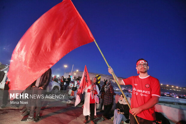 شادی خیابانی هواداران تراکتور