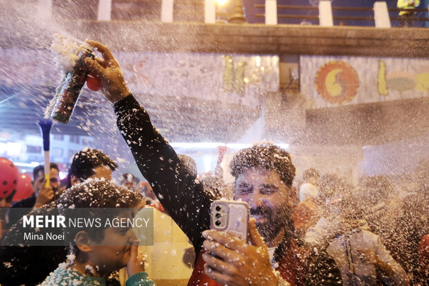 شادی خیابانی هواداران تراکتور