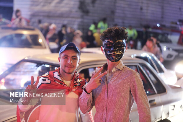 شادی خیابانی هواداران تراکتور