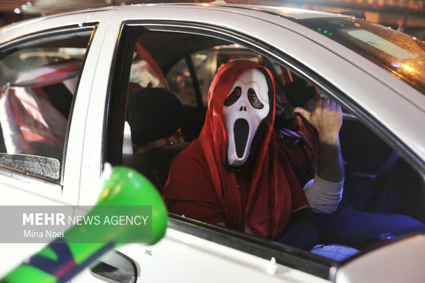 شادی خیابانی هواداران تراکتور