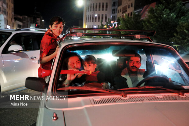 شادی خیابانی هواداران تراکتور