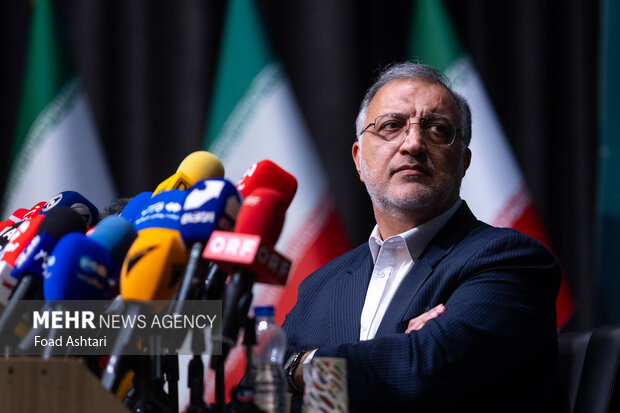 نشست خبری شهردار تهران