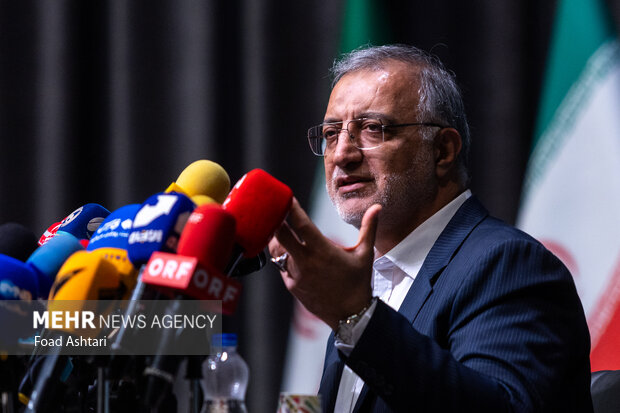 نشست خبری شهردار تهران