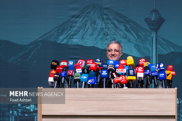 نشست خبری شهردار تهران