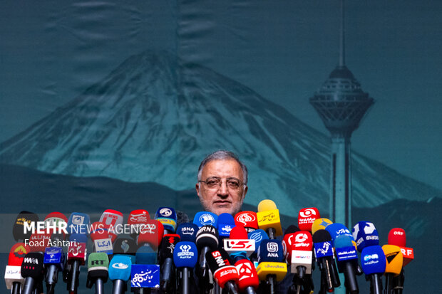 Presser of Tehran mayor
