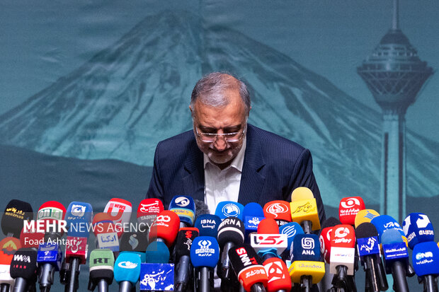 نشست خبری شهردار تهران