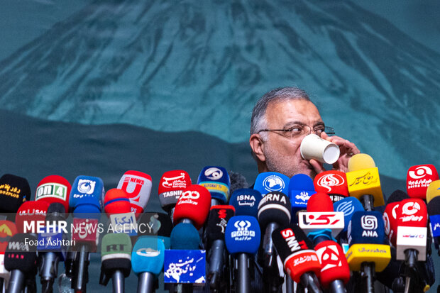 نشست خبری شهردار تهران