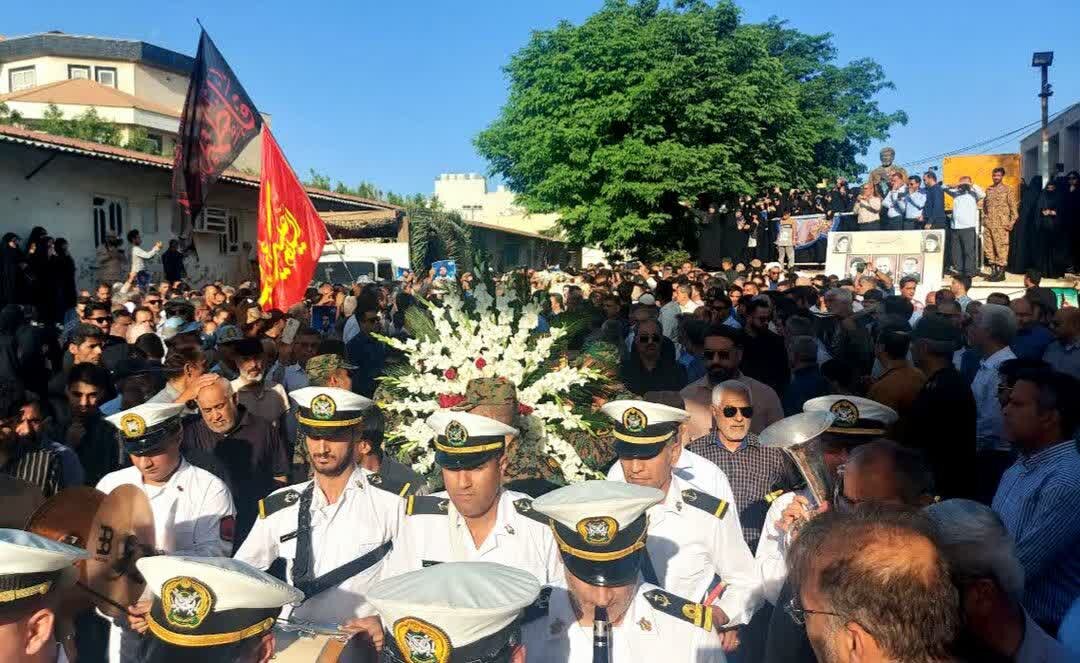 بوی ایثار و شهادت در بوشهر پیچید؛ خاکسپاری شهید جوهرزاده پس از ۳۹ سال