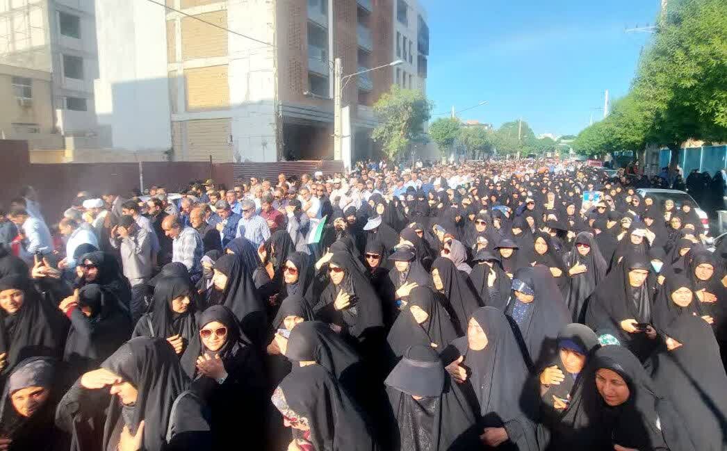 بوی ایثار و شهادت در بوشهر پیچید؛ خاکسپاری شهید جوهرزاده پس از ۳۹ سال