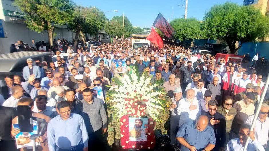 بوی ایثار و شهادت در بوشهر پیچید؛ خاکسپاری شهید جوهرزاده پس از ۳۹ سال