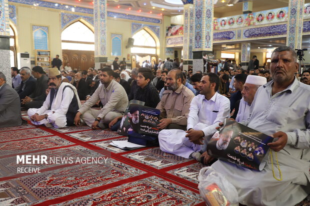 گرامیداشت اولین سالگرد شهدای خدمت در زاهدان