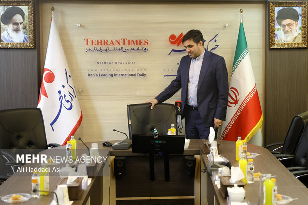بازدید معاون وزیر ارتباطات و رئیس فناوری اطلاعات ایران از خبرگزاری مهر