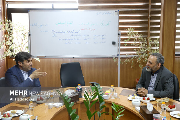 بازدید معاون وزیر ارتباطات و رئیس فناوری اطلاعات ایران از خبرگزاری مهر