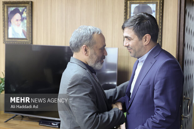 بازدید معاون وزیر ارتباطات و رئیس فناوری اطلاعات ایران از خبرگزاری مهر