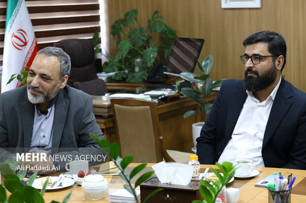 بازدید معاون وزیر ارتباطات و رئیس فناوری اطلاعات ایران از خبرگزاری مهر