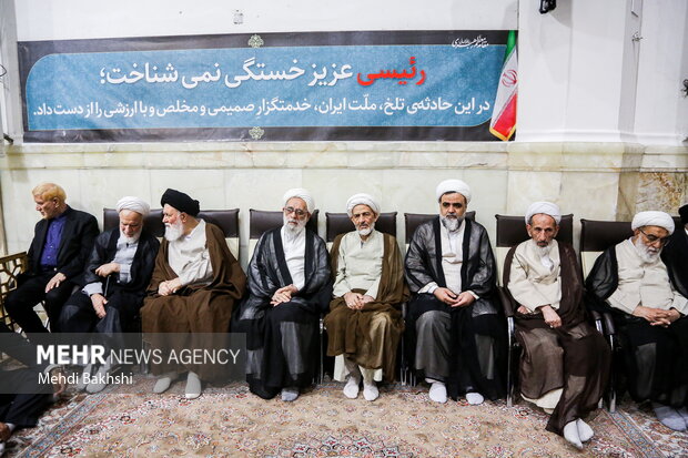 مراسم سالگرد شهادت آیت الله رئیسی و شهدای خدمت در قم