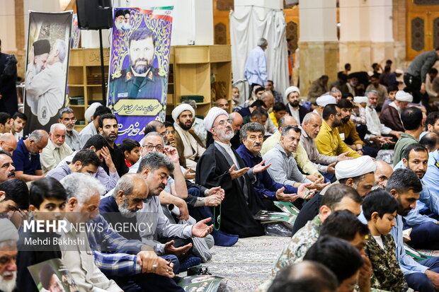 مراسم سالگرد شهادت آیت الله رئیسی و شهدای خدمت در قم