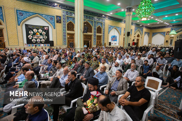 مراسم بزرگداشت شهدای خدمت در قزوین
