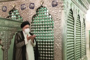 تشرف شهید آیت الله رئیسی به حرم شاهچراغ (ع)