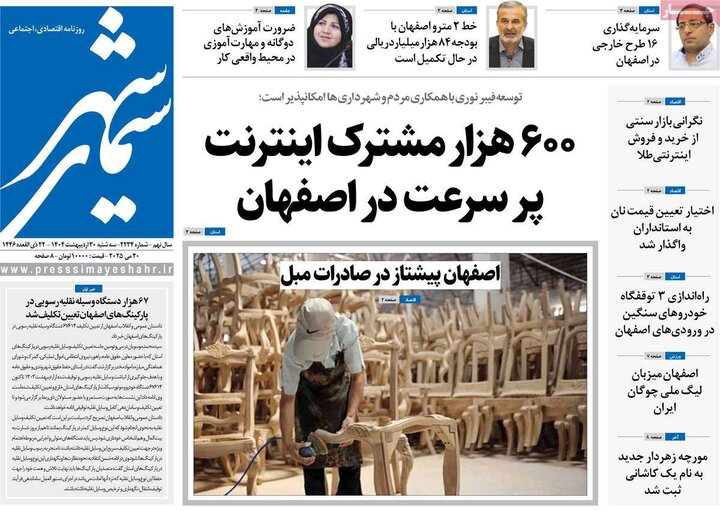 روزنامه‌های اصفهان