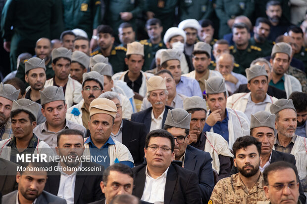 آئین تکریم و معارفه فرمانده سپاه امام صادق (ع) استان بوشهر