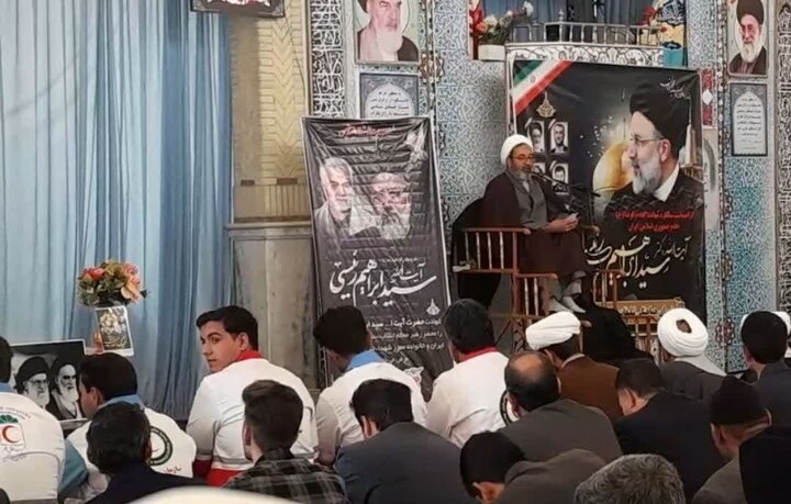 مراسم اولین سالگرد شهدای خدمت در بردسکن 
