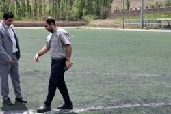آغاز عملیات نوسازی چمن استادیوم تختی دماوند با تخصیص بودجه ۲ میلیاردی