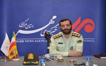 حضور معاون فرهنگی و اجتماعی فرماندهی انتظامی در دفتر خبرگزاری مهر