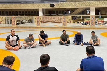 حضور معاون وزیر ورزش در اردوی تیم ملی کشتی فرنگی