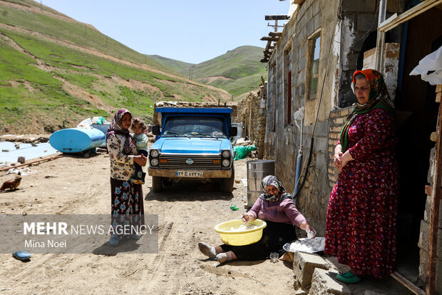روستای «خوینرود» در نزدیکی معراج شهدای خدمت - منطقه ورزقان