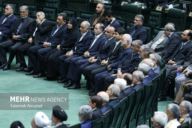 مراسم بزرگداشت شهدای خدمت در مجلس شورای اسلامی