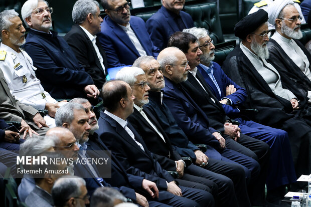 مراسم بزرگداشت شهدای خدمت در مجلس شورای اسلامی