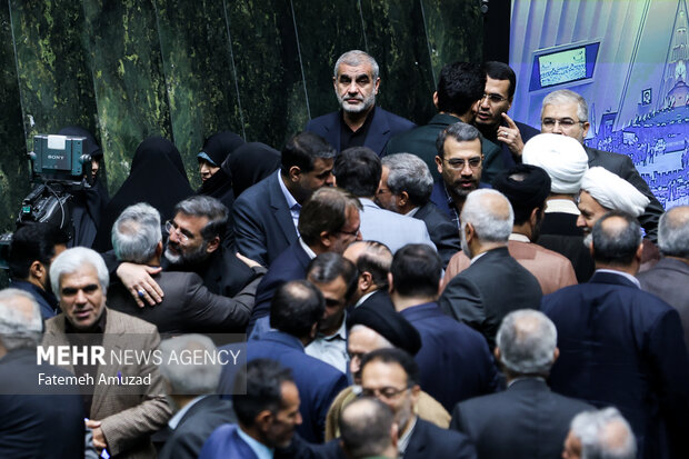 مراسم بزرگداشت شهدای خدمت در مجلس شورای اسلامی