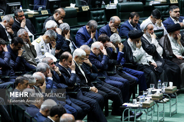 مراسم بزرگداشت شهدای خدمت در مجلس شورای اسلامی